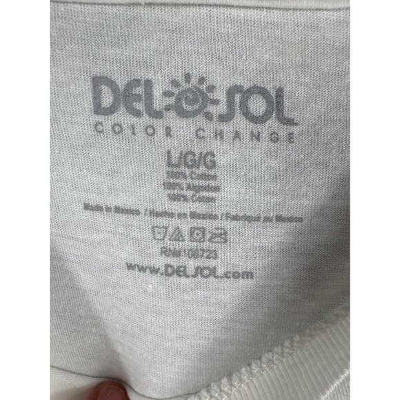 Myrtle Beach Sea Turtle Graphic T-Shirt By Del Sol Color Change LG White Crewnec - Picture 3 of 6